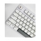 104+23 Apple Style PBT Dye-subbed XDA Keycap Set for Mechanical Keyboard English / Thai / Japanese / Russian / Arabic / French / German / Spanish